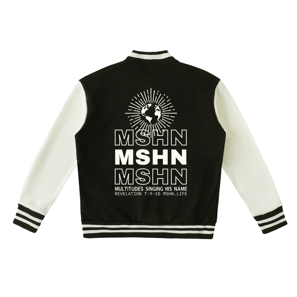 The Cunningham - Two-Tone Fleeced Varsity Jacket