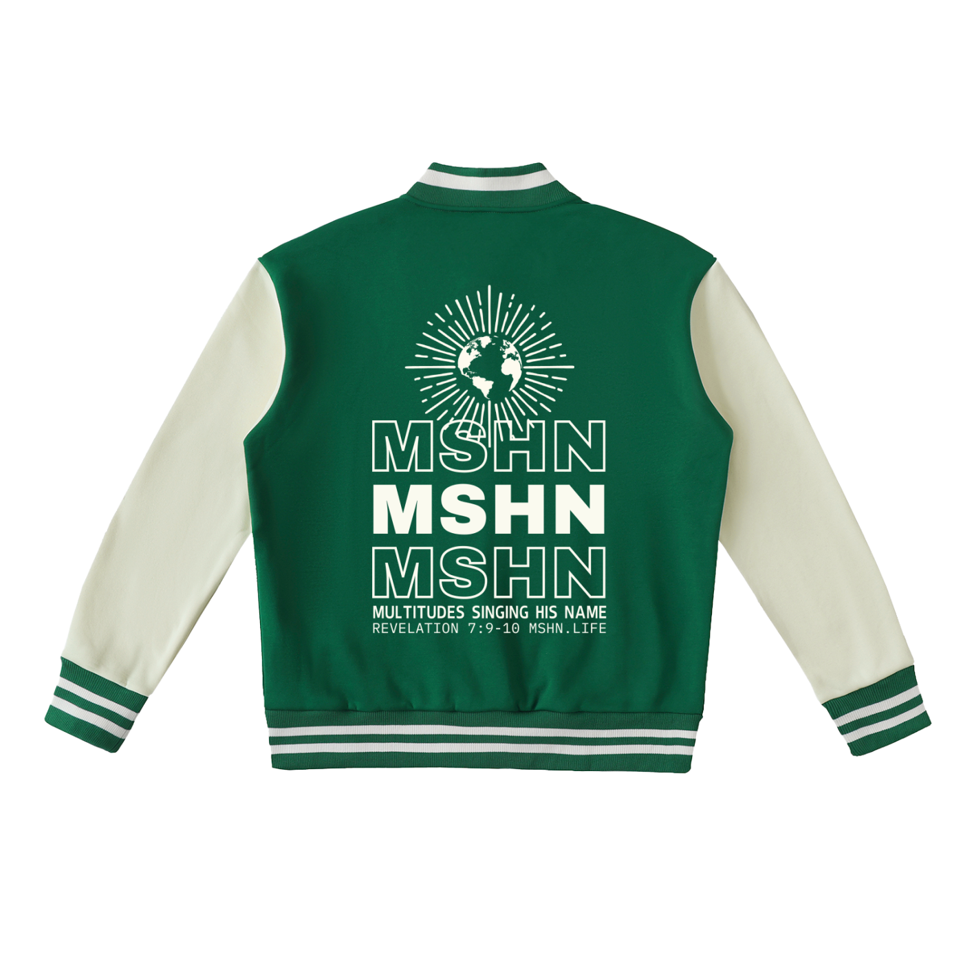 The Cunningham - Two-Tone Fleeced Varsity Jacket