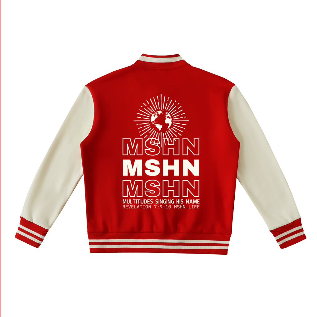 The Cunningham - Two-Tone Fleeced Varsity Jacket