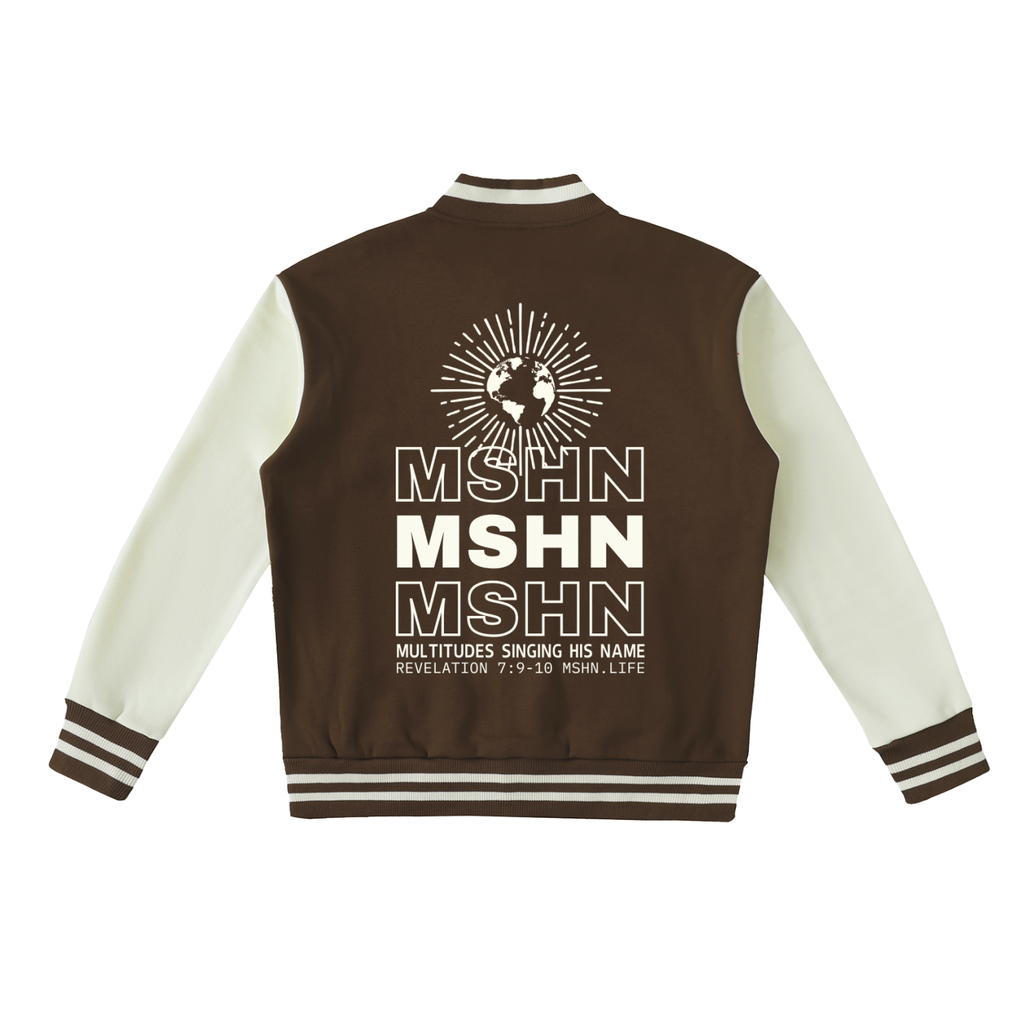 The Cunningham - Two-Tone Fleeced Varsity Jacket