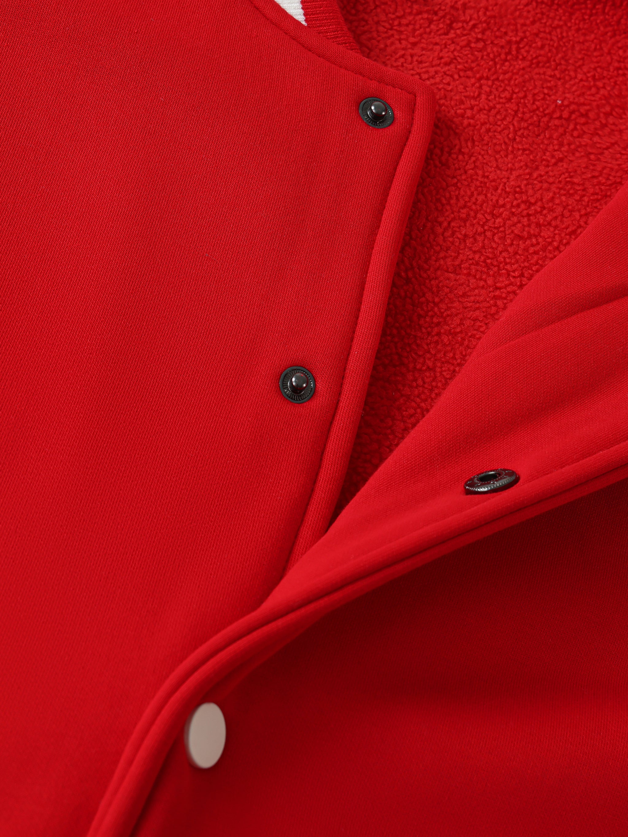 The Cunningham - Two-Tone Fleeced Varsity Jacket